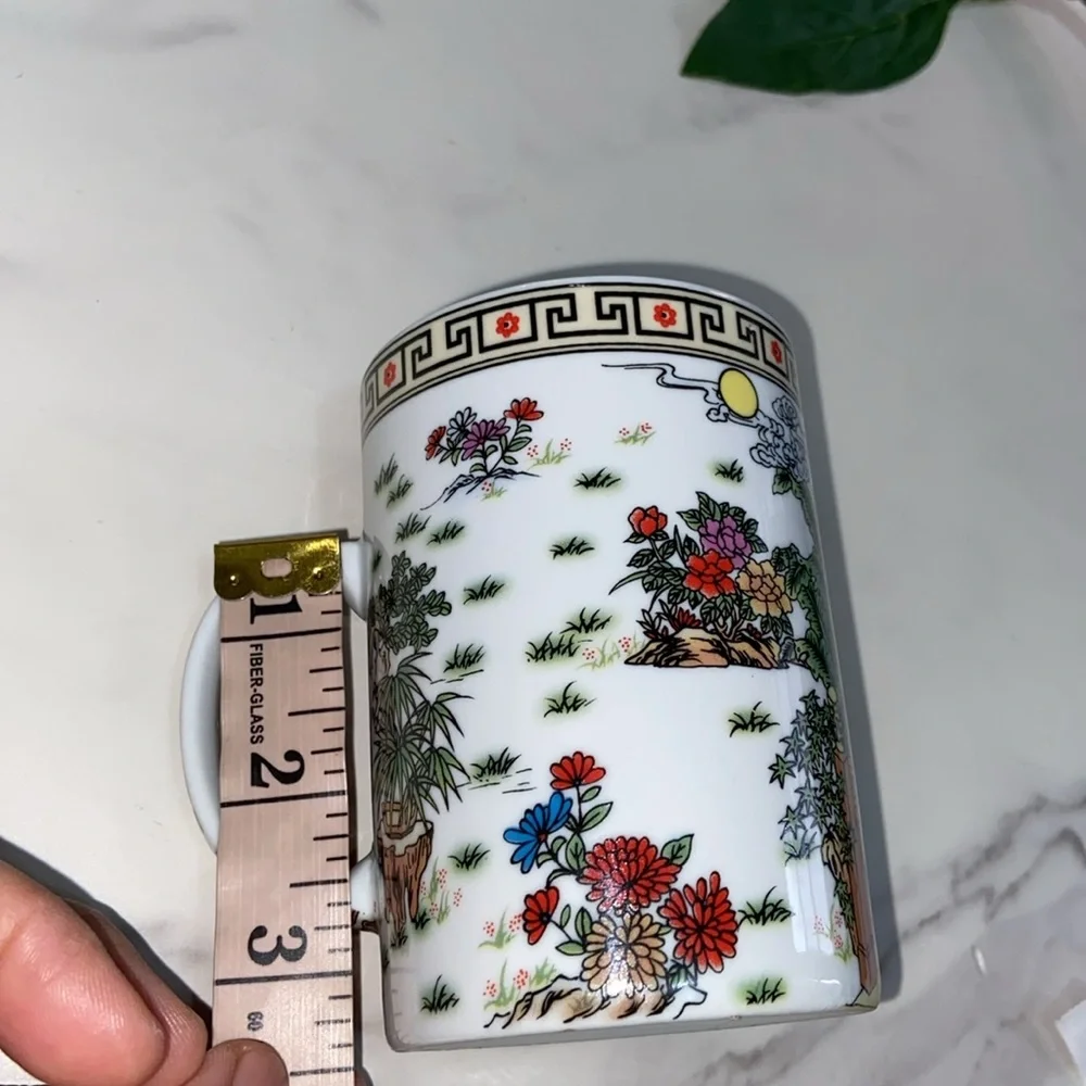 Asian Lady’s Collectible Coffee Cup